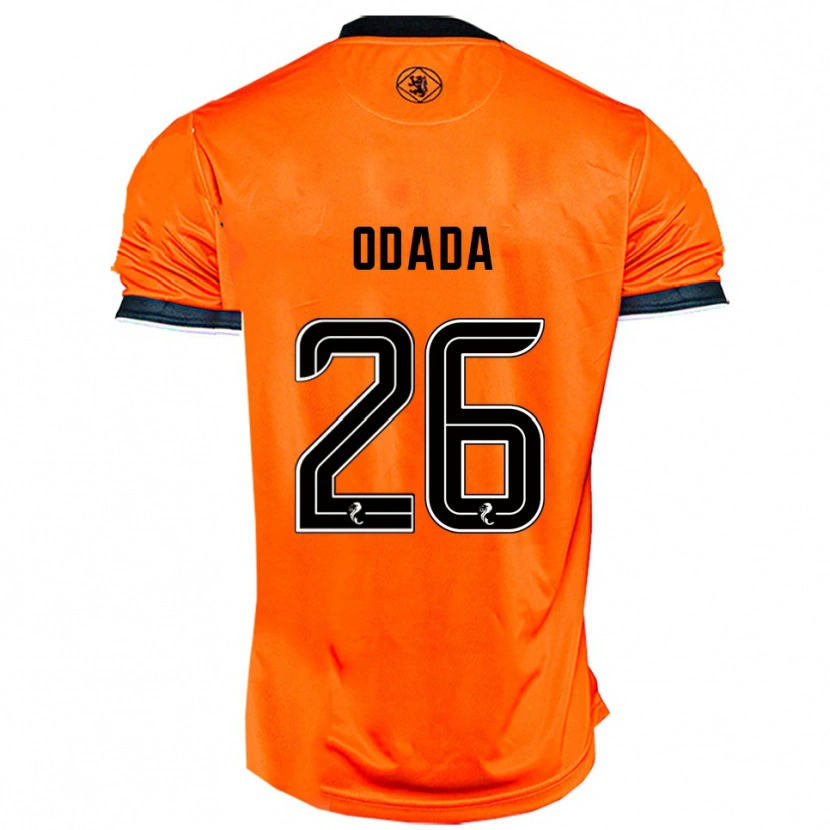 Danxen Kinderen Richard Odada #26 Oranje Zwart Thuisshirt Thuistenue 2025/26 T-Shirt