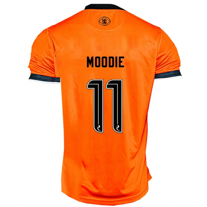 Danxen Kinderen Alix Moodie #11 Oranje Zwart Thuisshirt Thuistenue 2025/26 T-Shirt