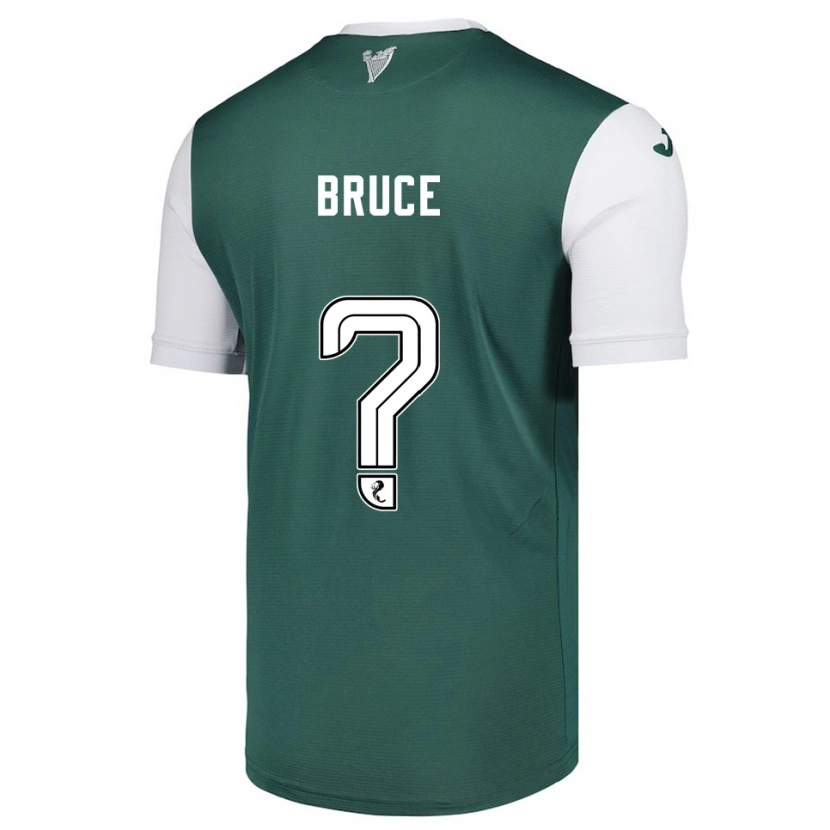 Danxen Kinderen Zach Bruce #0 Groen Wit Thuisshirt Thuistenue 2025/26 T-Shirt