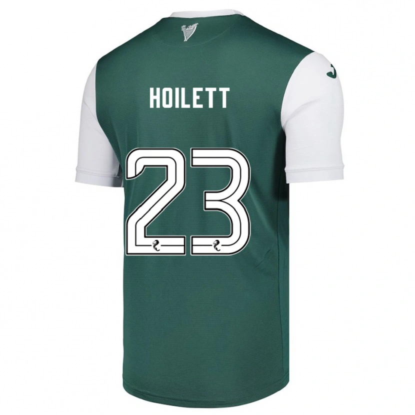 Danxen Kinderen Junior Hoilett #23 Groen Wit Thuisshirt Thuistenue 2025/26 T-Shirt
