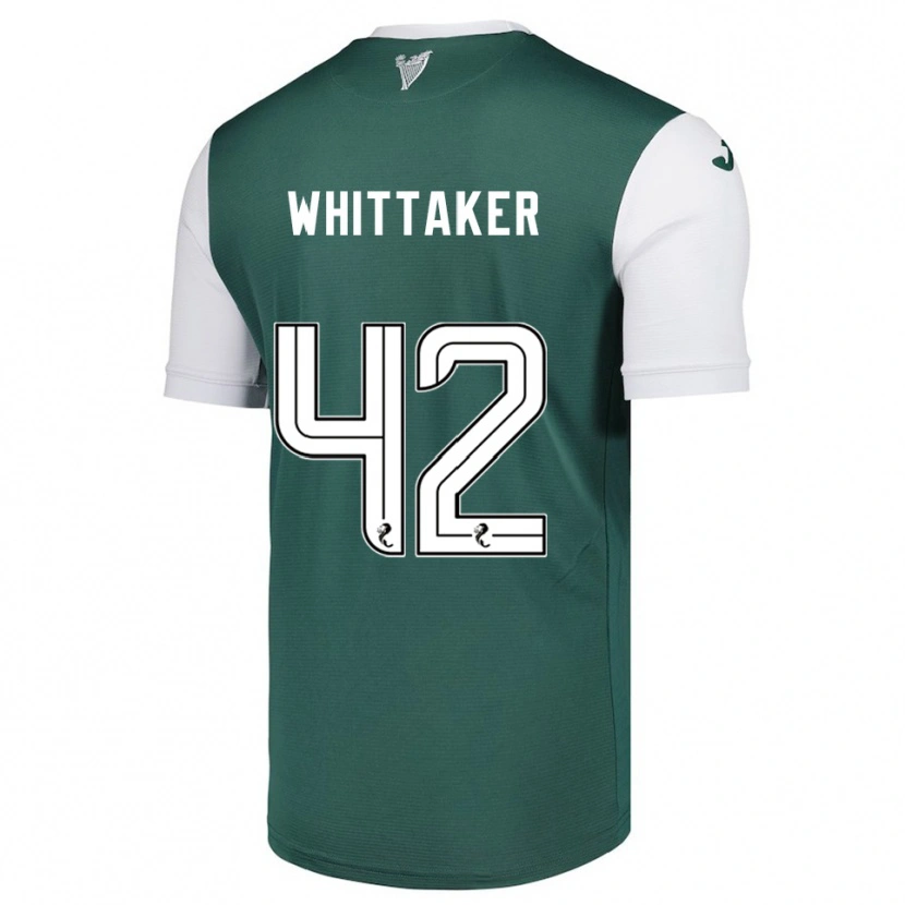 Danxen Kinderen Rory Whittaker #42 Groen Wit Thuisshirt Thuistenue 2025/26 T-Shirt