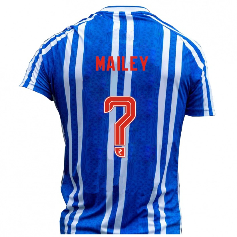 Danxen Kinderen Cara Mailey #0 Blauw Wit Thuisshirt Thuistenue 2025/26 T-Shirt