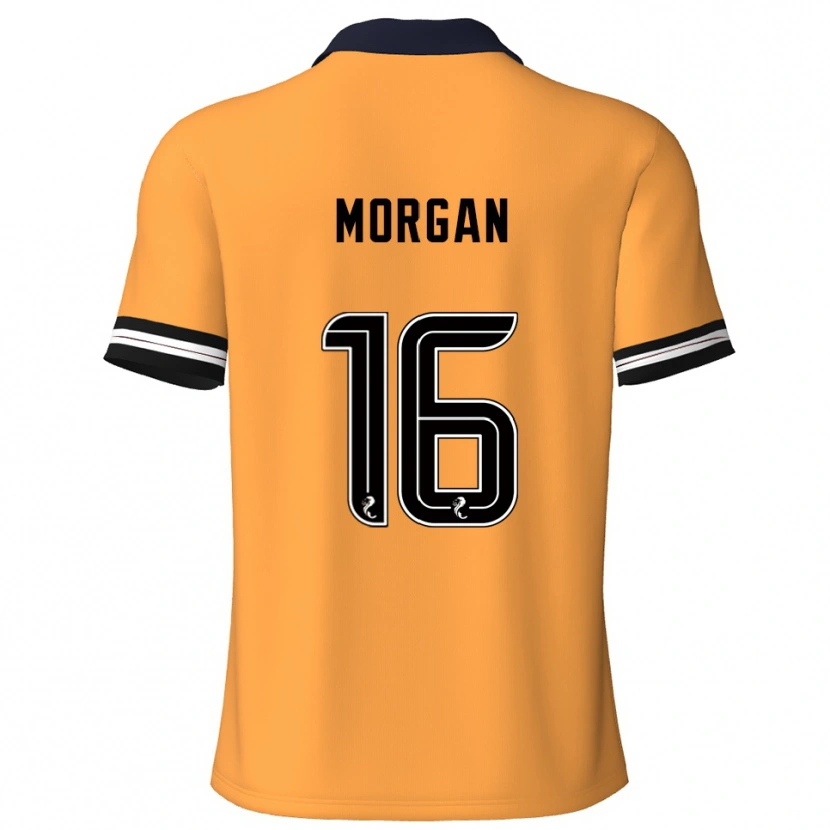 Danxen Kinderen Briony Morgan #16 Geel Zwart Thuisshirt Thuistenue 2025/26 T-Shirt