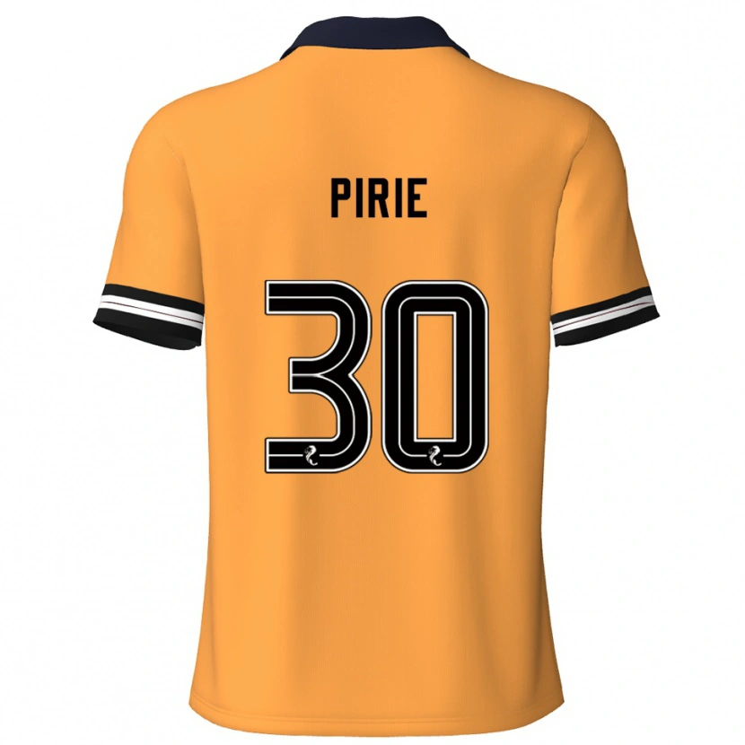Danxen Kinderen Rachel Pirie #30 Geel Zwart Thuisshirt Thuistenue 2025/26 T-Shirt