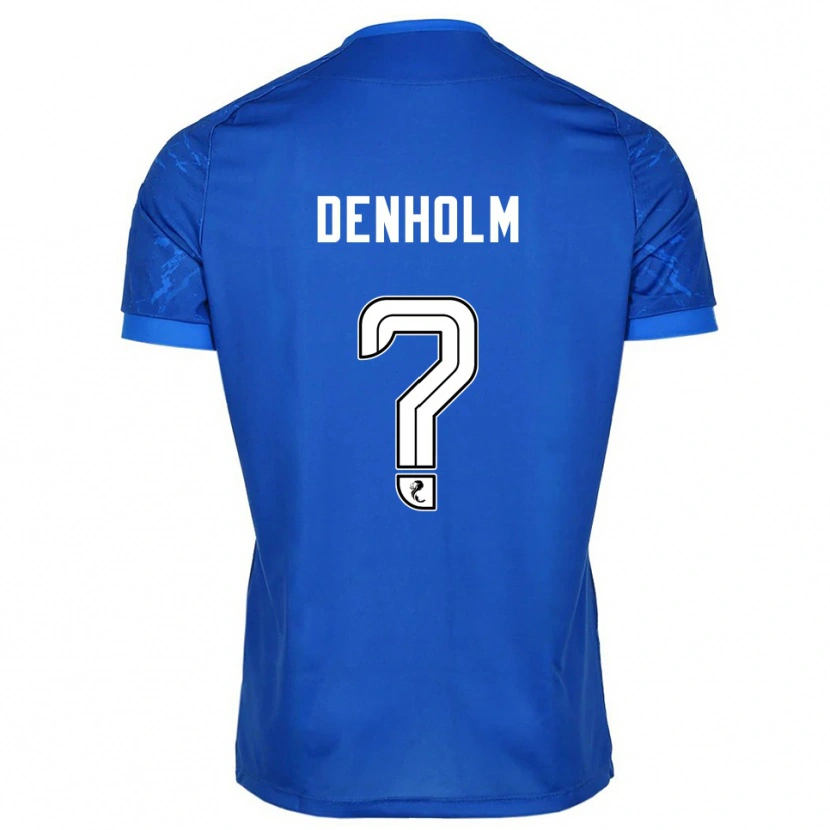 Danxen Kinderen Ben Denholm #0 Blauw Wit Thuisshirt Thuistenue 2025/26 T-Shirt
