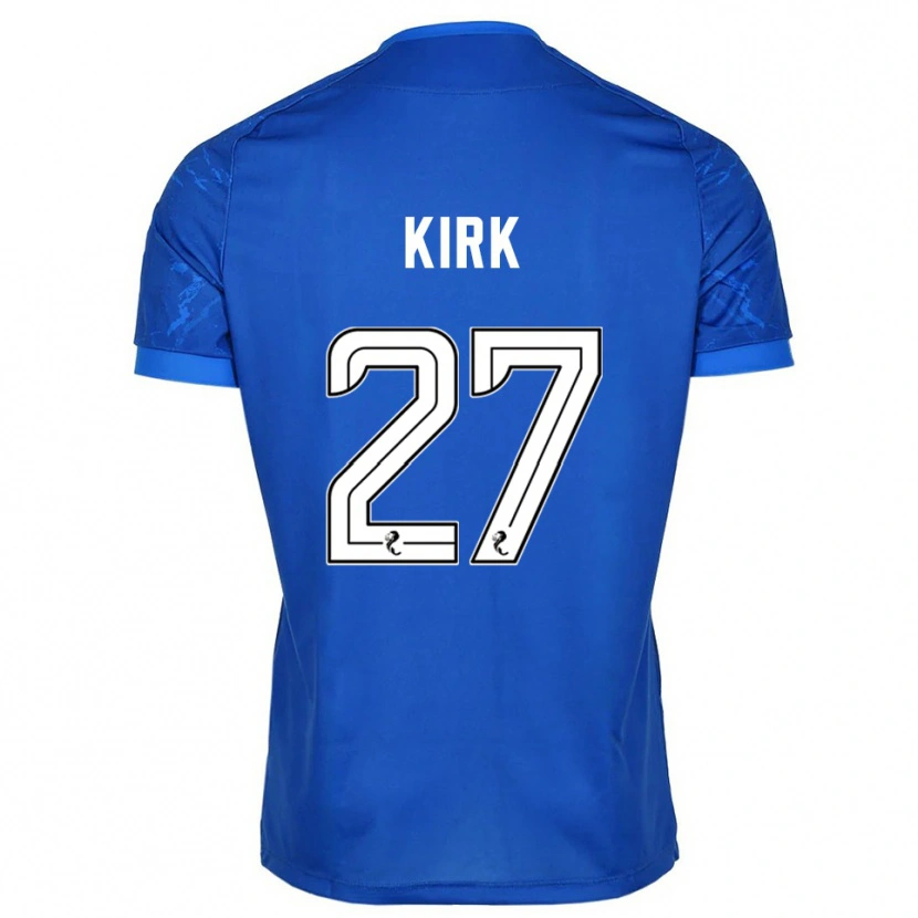 Danxen Kinderen Makenzie Kirk #27 Blauw Wit Thuisshirt Thuistenue 2025/26 T-Shirt