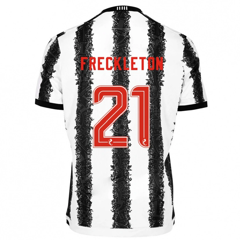 Danxen Kinderen Miguel Freckleton #21 Wit Zwart Thuisshirt Thuistenue 2025/26 T-Shirt