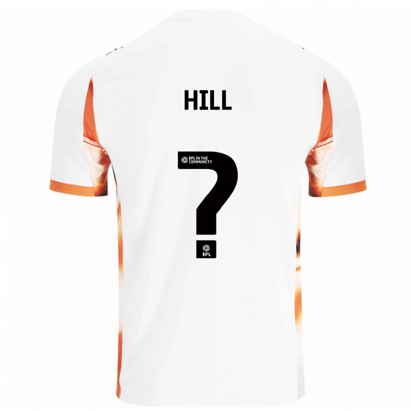 Danxen Kinderen Tyler Hill #0 Wit Oranje Zwart Uitshirt Uittenue 2025/26 T-Shirt