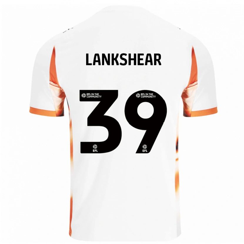 Danxen Kinderen Alex Lankshear #39 Wit Oranje Zwart Uitshirt Uittenue 2025/26 T-Shirt