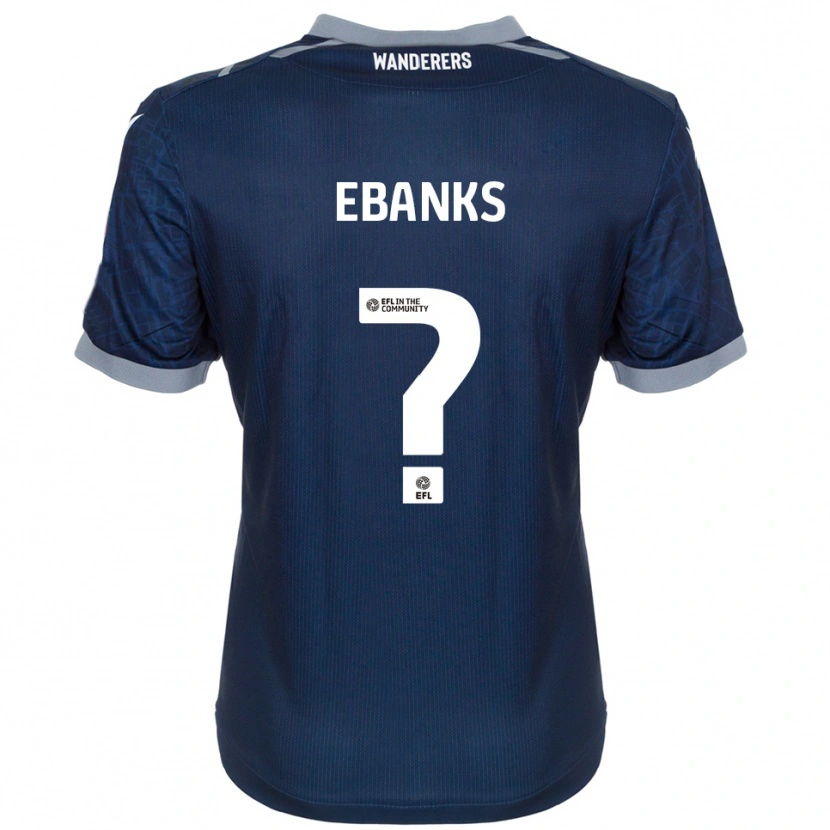 Danxen Kinderen Eve Ebanks #0 Marine Grijs Uitshirt Uittenue 2025/26 T-Shirt