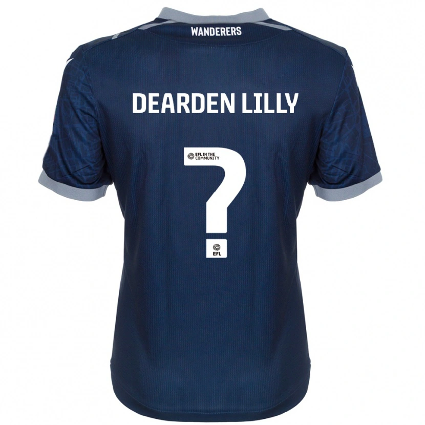 Danxen Kinderen Jessica Dearden-Lilly #0 Marine Grijs Uitshirt Uittenue 2025/26 T-Shirt