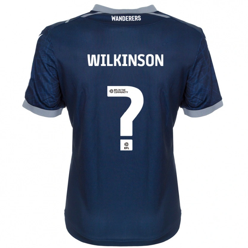 Danxen Kinderen Hannah Wilkinson #0 Marine Grijs Uitshirt Uittenue 2025/26 T-Shirt