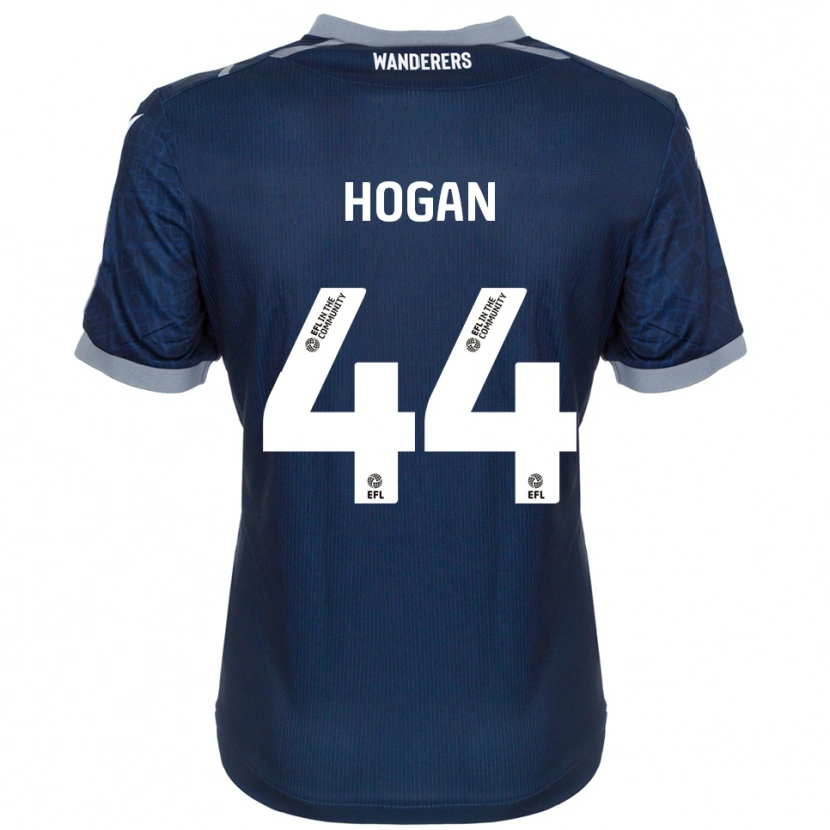 Danxen Kinderen Sean Hogan #44 Marine Grijs Uitshirt Uittenue 2025/26 T-Shirt