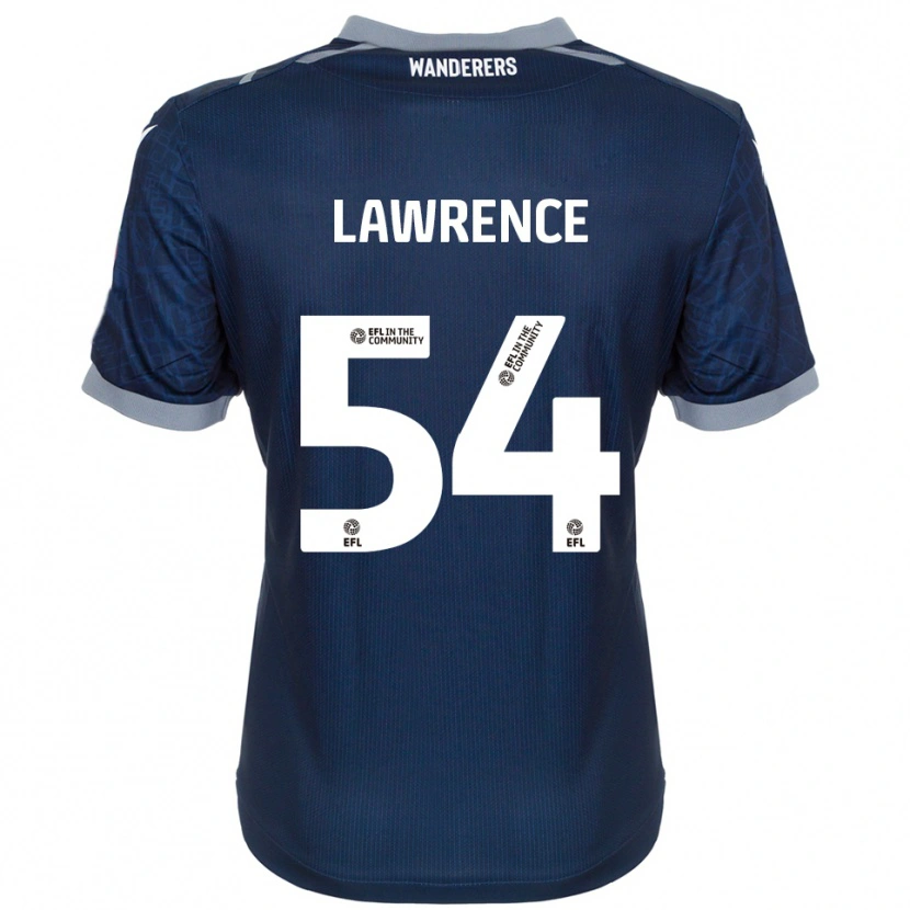 Danxen Kinderen Daeshon Lawrence #54 Marine Grijs Uitshirt Uittenue 2025/26 T-Shirt