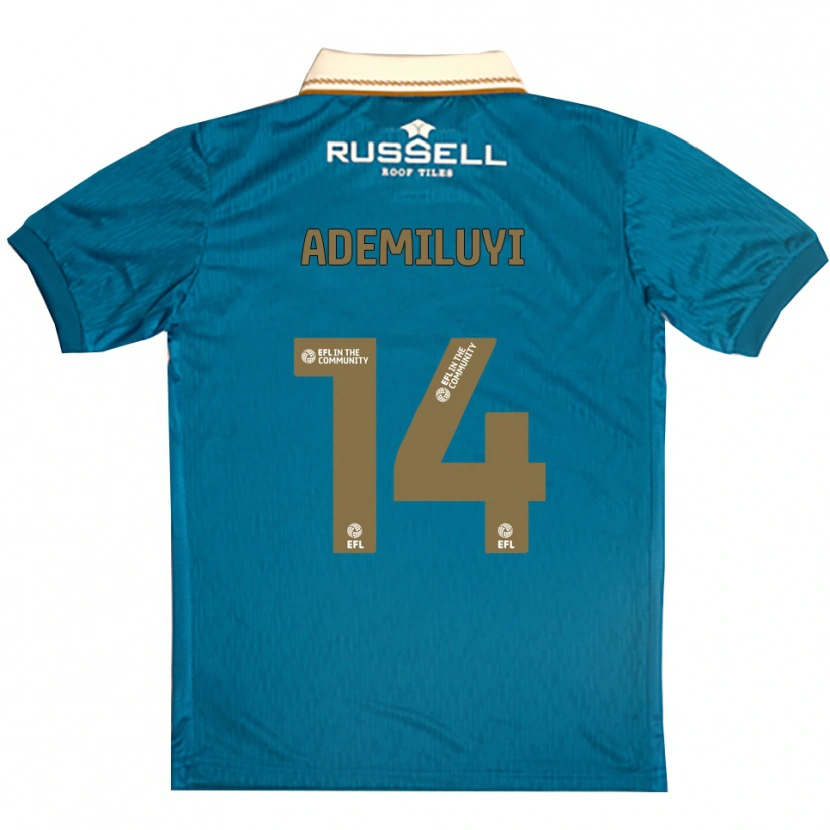 Danxen Kinderen William Ademiluyi #14 Hemelsblauw Wit Uitshirt Uittenue 2025/26 T-Shirt