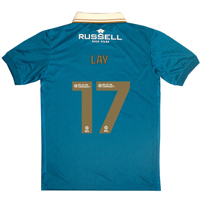 Danxen Kinderen Matty Lay #17 Hemelsblauw Wit Uitshirt Uittenue 2025/26 T-Shirt