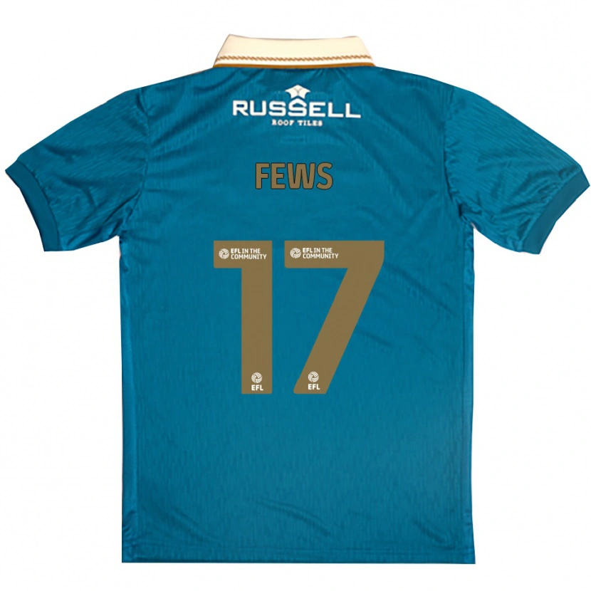 Danxen Kinderen Maddie Fews #17 Hemelsblauw Wit Uitshirt Uittenue 2025/26 T-Shirt