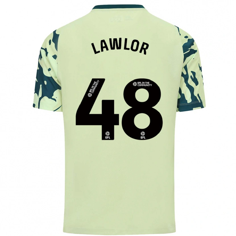 Danxen Kinderen Dylan Lawlor #48 Donkergroen Uitshirt Uittenue 2025/26 T-Shirt