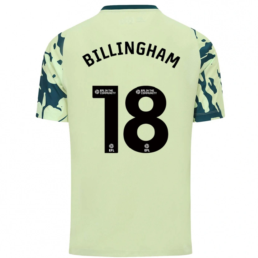 Danxen Kinderen Lily Billingham #18 Donkergroen Uitshirt Uittenue 2025/26 T-Shirt