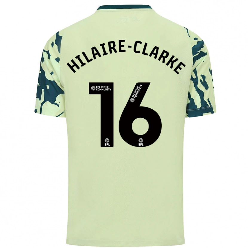 Danxen Kinderen Riley Hilaire-Clarke #16 Donkergroen Uitshirt Uittenue 2025/26 T-Shirt