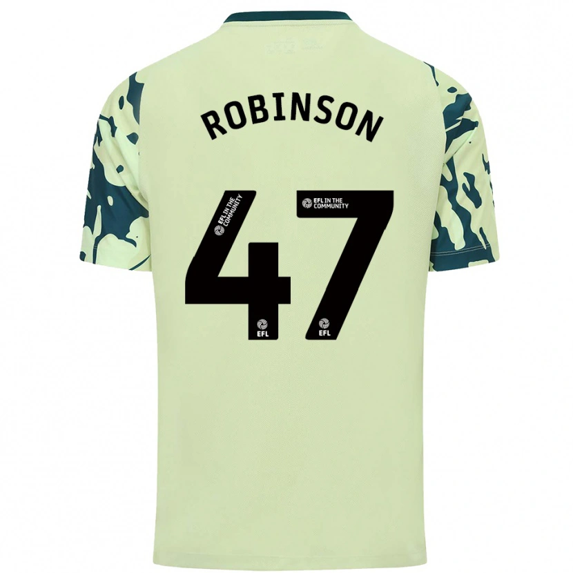 Danxen Kinderen Callum Robinson #47 Donkergroen Uitshirt Uittenue 2025/26 T-Shirt