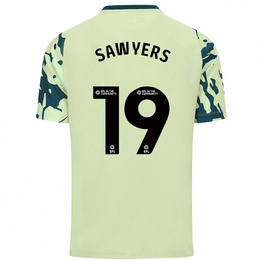 Danxen Kinderen Romaine Sawyers #19 Donkergroen Uitshirt Uittenue 2025/26 T-Shirt