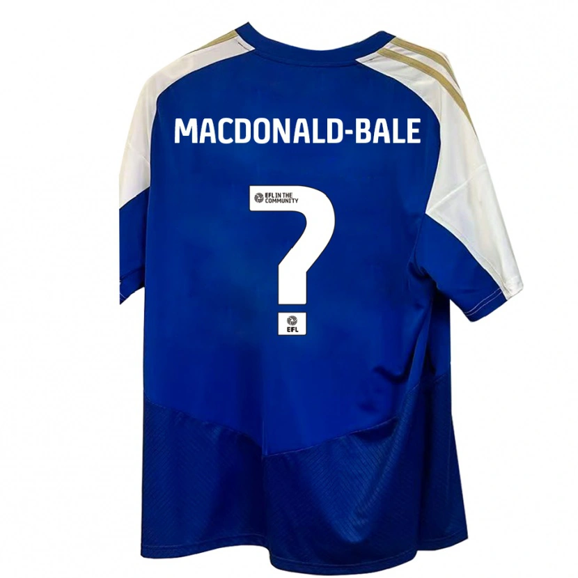 Danxen Kinderen Paige Macdonald-Bale #0 Blauw Wit Goud Uitshirt Uittenue 2025/26 T-Shirt