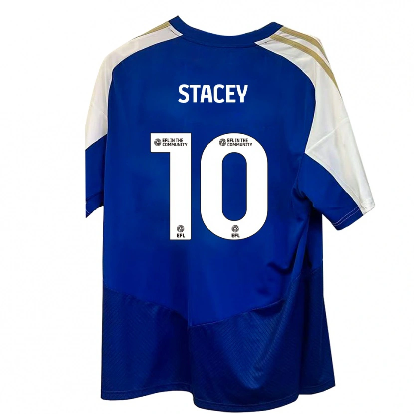 Danxen Kinderen Sarah Stacey #10 Blauw Wit Goud Uitshirt Uittenue 2025/26 T-Shirt