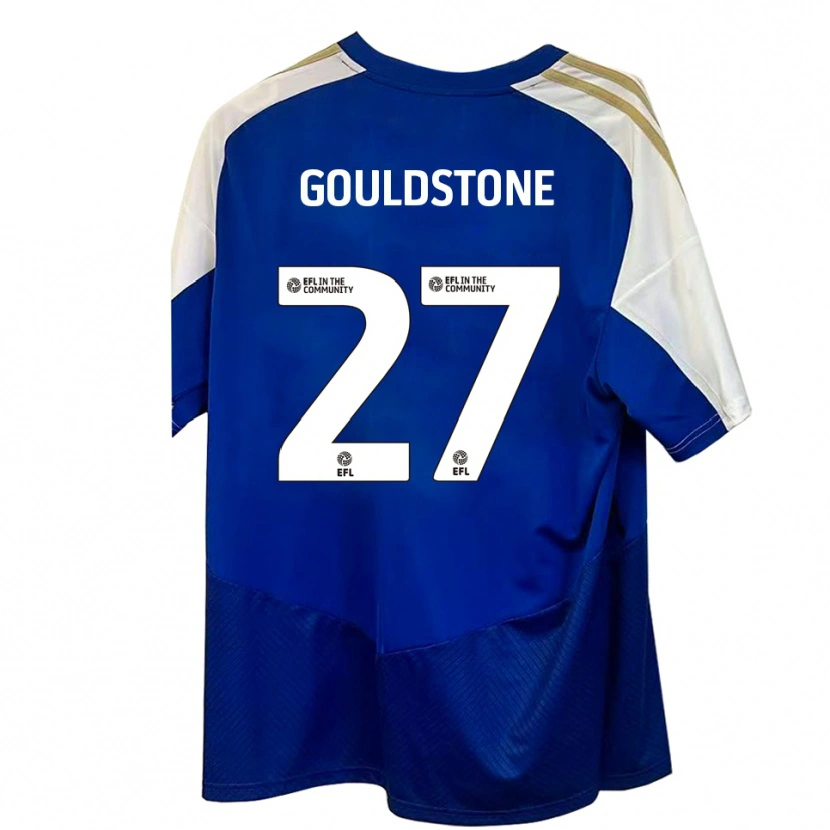 Danxen Kinderen Lemoni Gouldstone #27 Blauw Wit Goud Uitshirt Uittenue 2025/26 T-Shirt