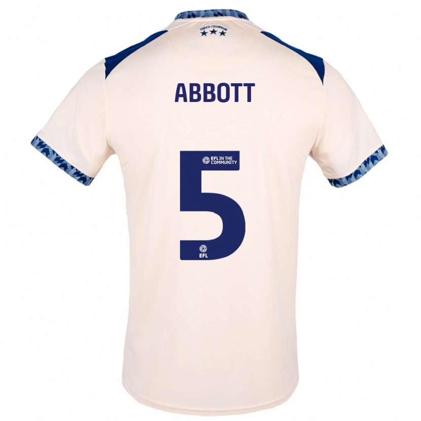 Danxen Kinderen Vicky Abbott #5 Gebroken Wit Marine Uitshirt Uittenue 2025/26 T-Shirt