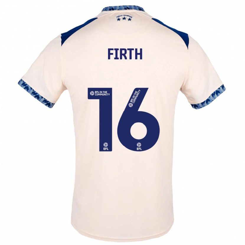 Danxen Kinderen Molly Firth #16 Gebroken Wit Marine Uitshirt Uittenue 2025/26 T-Shirt