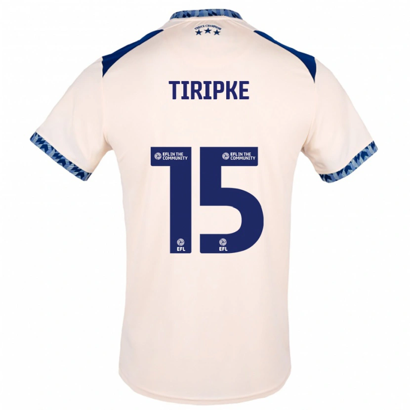 Danxen Kinderen Ashley Tiripke #15 Gebroken Wit Marine Uitshirt Uittenue 2025/26 T-Shirt
