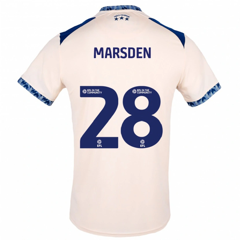 Danxen Kinderen Brooke Marsden #28 Gebroken Wit Marine Uitshirt Uittenue 2025/26 T-Shirt
