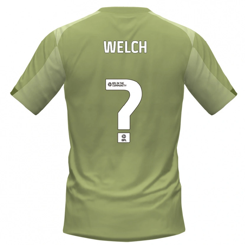 Danxen Kinderen Shelbie Welch #0 Salie Champagne Uitshirt Uittenue 2025/26 T-Shirt