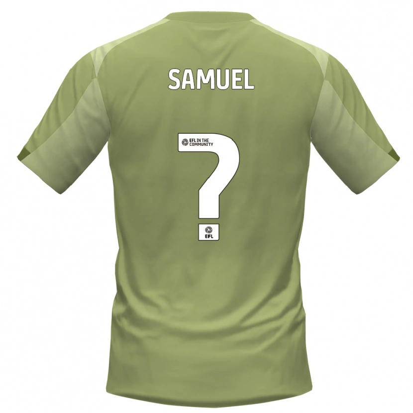 Danxen Kinderen Devine Samuel #0 Salie Champagne Uitshirt Uittenue 2025/26 T-Shirt
