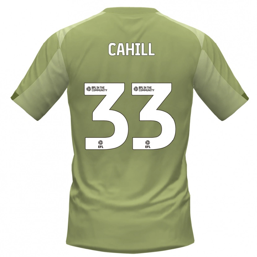 Danxen Kinderen Killian Cahill #33 Salie Champagne Uitshirt Uittenue 2025/26 T-Shirt