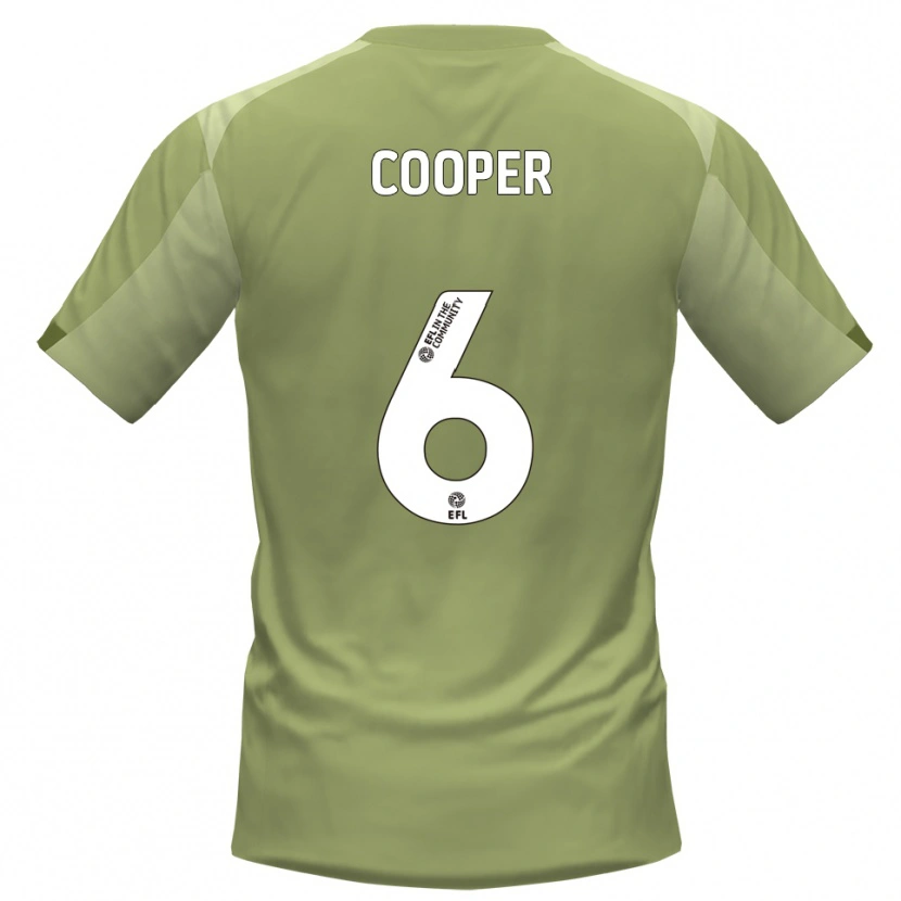 Danxen Kinderen Brandon Cooper #6 Salie Champagne Uitshirt Uittenue 2025/26 T-Shirt
