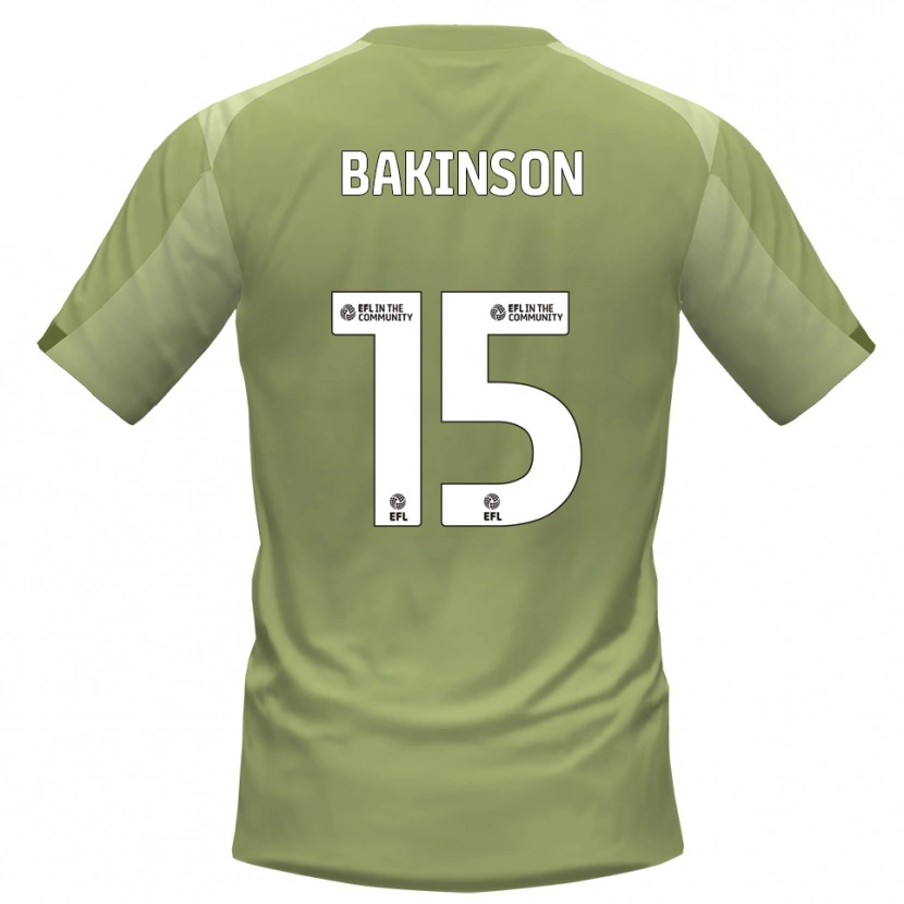 Danxen Kinderen Tyreeq Bakinson #15 Salie Champagne Uitshirt Uittenue 2025/26 T-Shirt