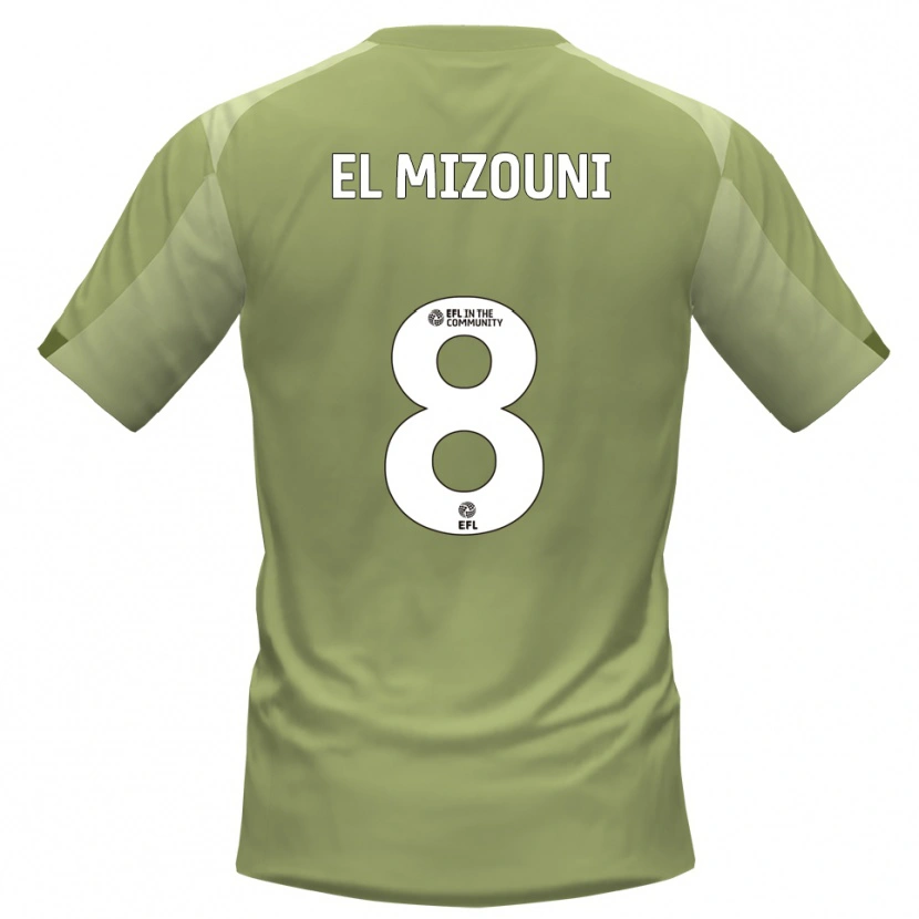 Danxen Kinderen Idris El Mizouni #8 Salie Champagne Uitshirt Uittenue 2025/26 T-Shirt