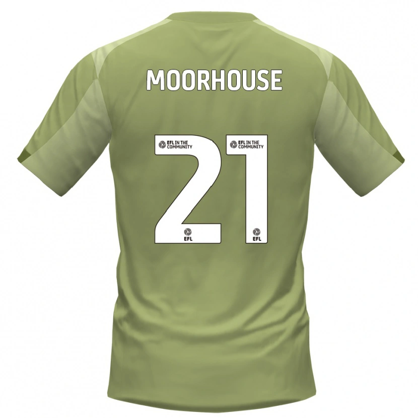 Danxen Kinderen Jack Moorhouse #21 Salie Champagne Uitshirt Uittenue 2025/26 T-Shirt