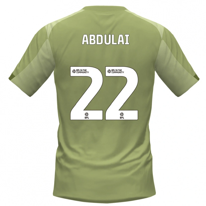 Danxen Kinderen Azeem Abdulai #22 Salie Champagne Uitshirt Uittenue 2025/26 T-Shirt