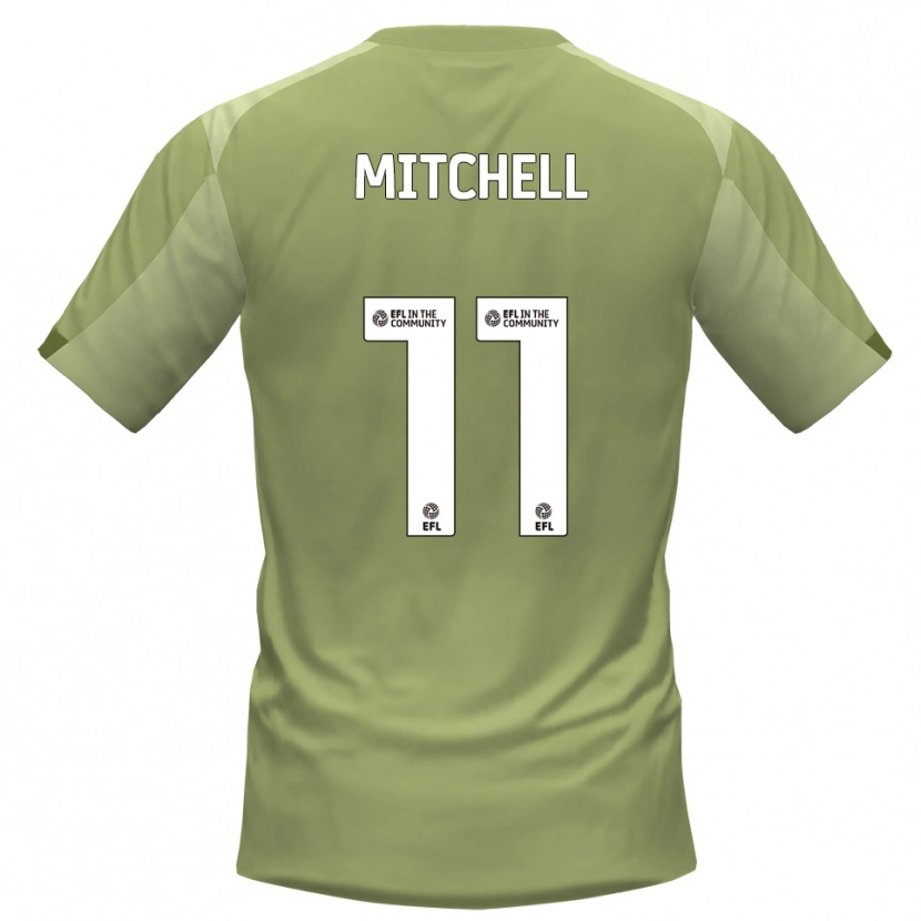 Danxen Kinderen Demetri Mitchell #11 Salie Champagne Uitshirt Uittenue 2025/26 T-Shirt