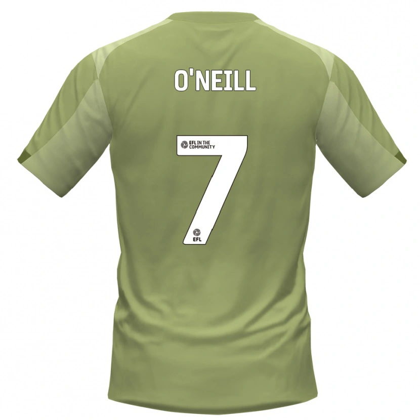 Danxen Kinderen Ollie O'neill #7 Salie Champagne Uitshirt Uittenue 2025/26 T-Shirt