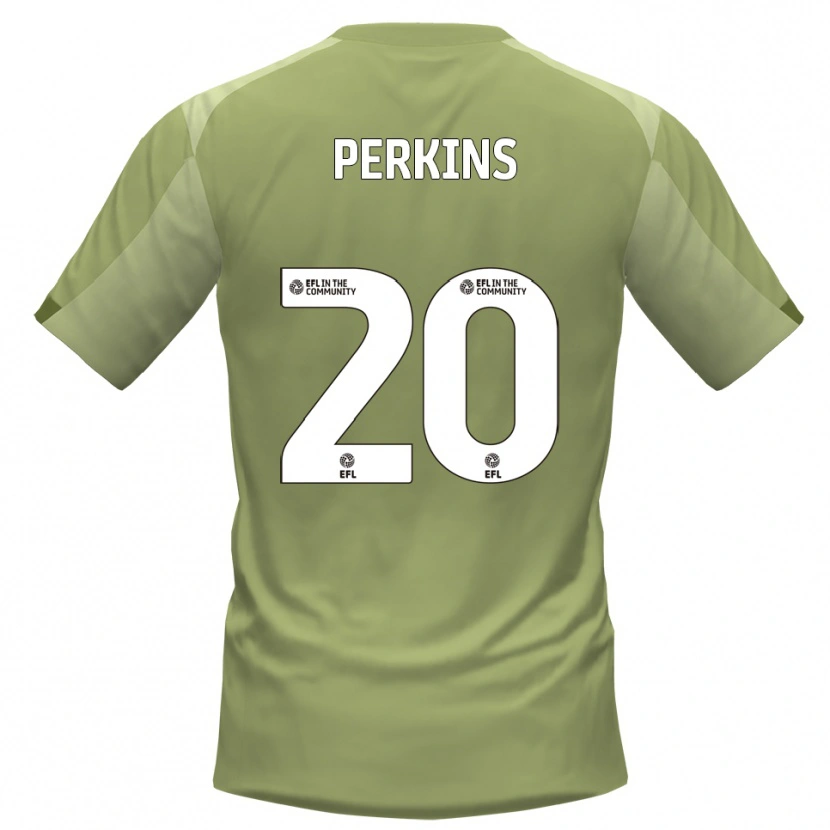 Danxen Kinderen Sonny Perkins #20 Salie Champagne Uitshirt Uittenue 2025/26 T-Shirt