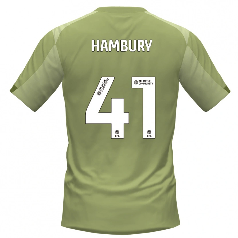 Danxen Kinderen Zack Hambury #41 Salie Champagne Uitshirt Uittenue 2025/26 T-Shirt