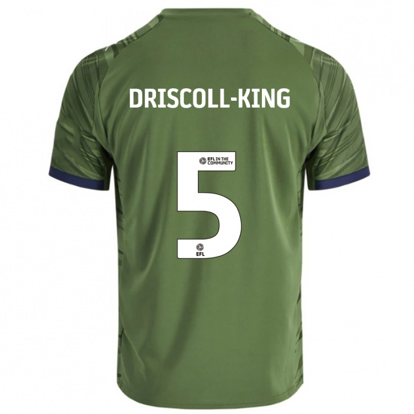 Danxen Kinderen Evie Driscoll-King #5 Groen Wit Uitshirt Uittenue 2025/26 T-Shirt
