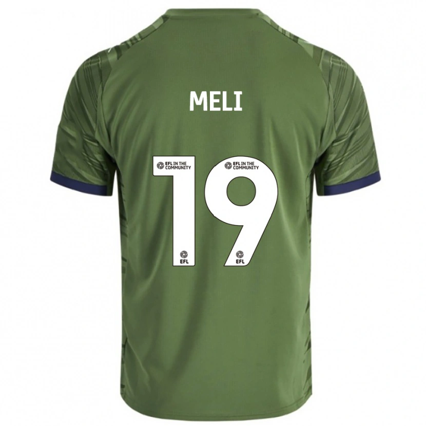 Danxen Kinderen Emily Meli #19 Groen Wit Uitshirt Uittenue 2025/26 T-Shirt