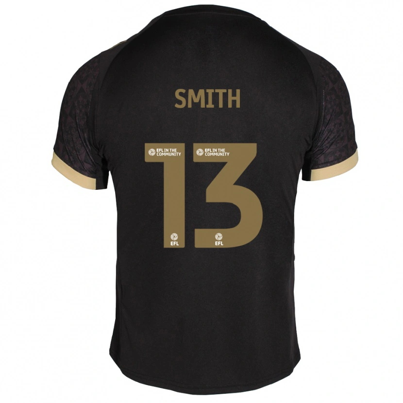 Danxen Kinderen Grace Smith #13 Zwart Goud Uitshirt Uittenue 2025/26 T-Shirt