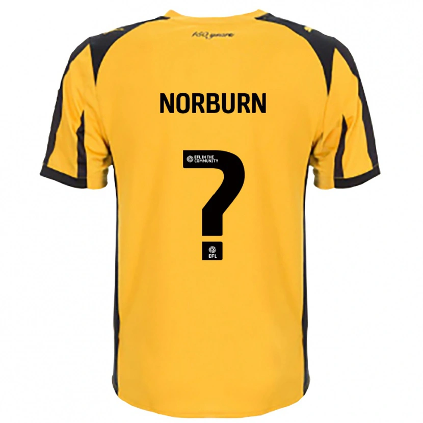 Danxen Kinderen Dylan Norburn #0 Oranje Zwart Uitshirt Uittenue 2025/26 T-Shirt