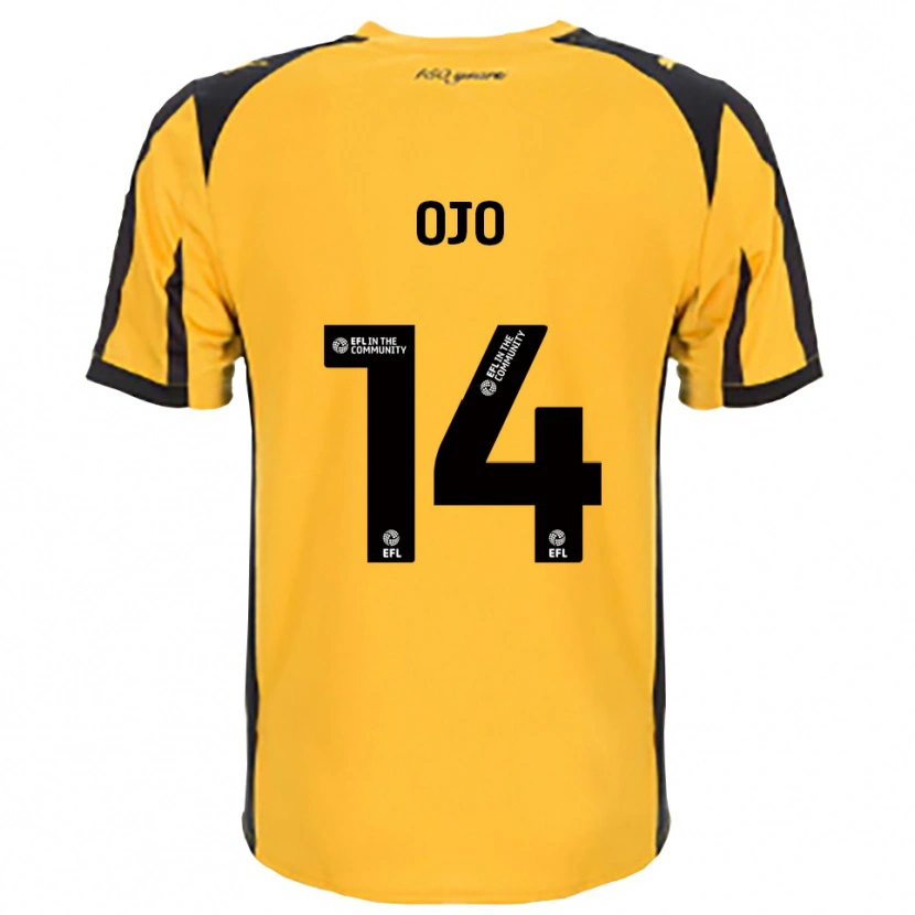 Danxen Kinderen Funso Ojo #14 Oranje Zwart Uitshirt Uittenue 2025/26 T-Shirt